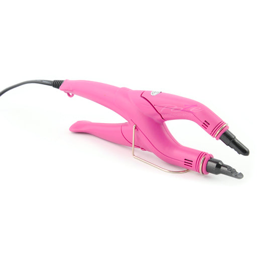 Heißzange - Keratinschlaufen Pink