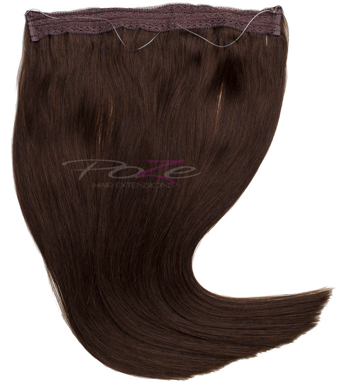 Poze Standard Draht- & Clip-Extensions - 4B Schokoladenbraun