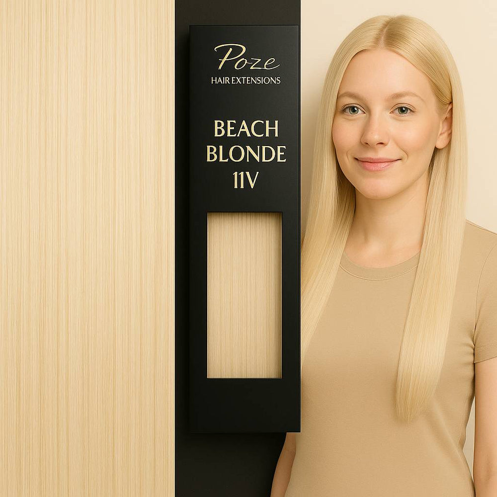Micro Ring Extensions Premium - 11V Strandblond