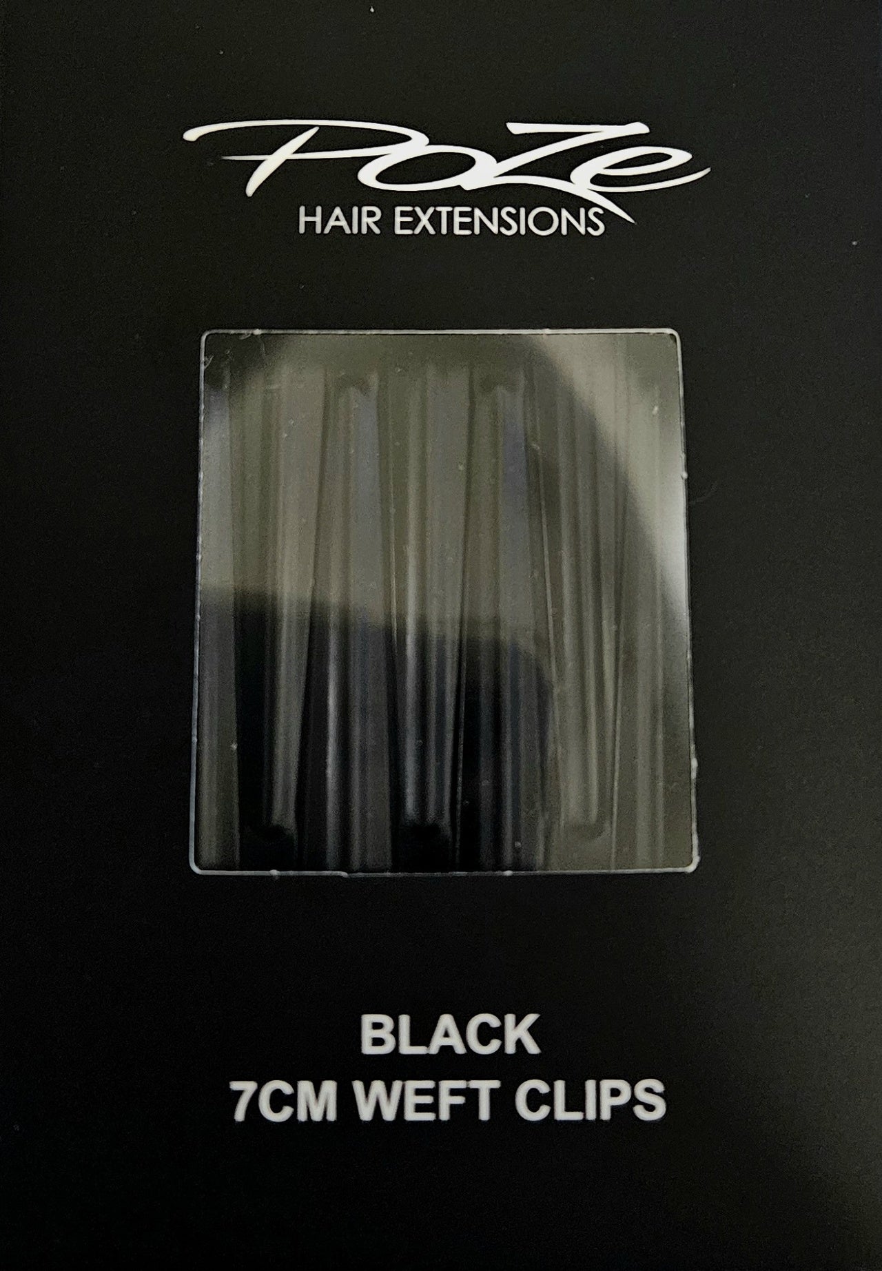 Poze Haarspangen - Schwarz - 10 Stück