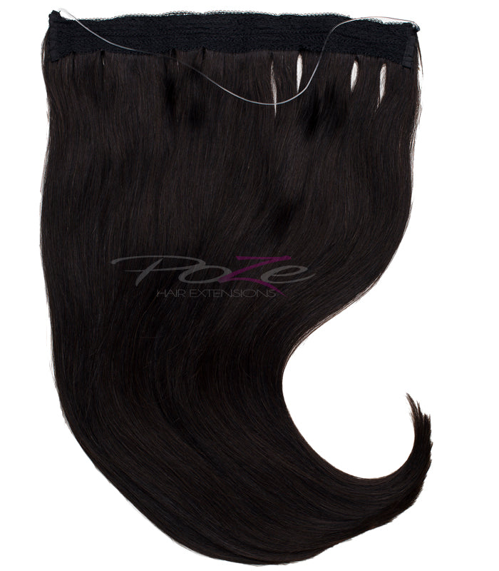 Poze Standard Draht- & Clip-Extensions - 1B Mitternachtsbraun