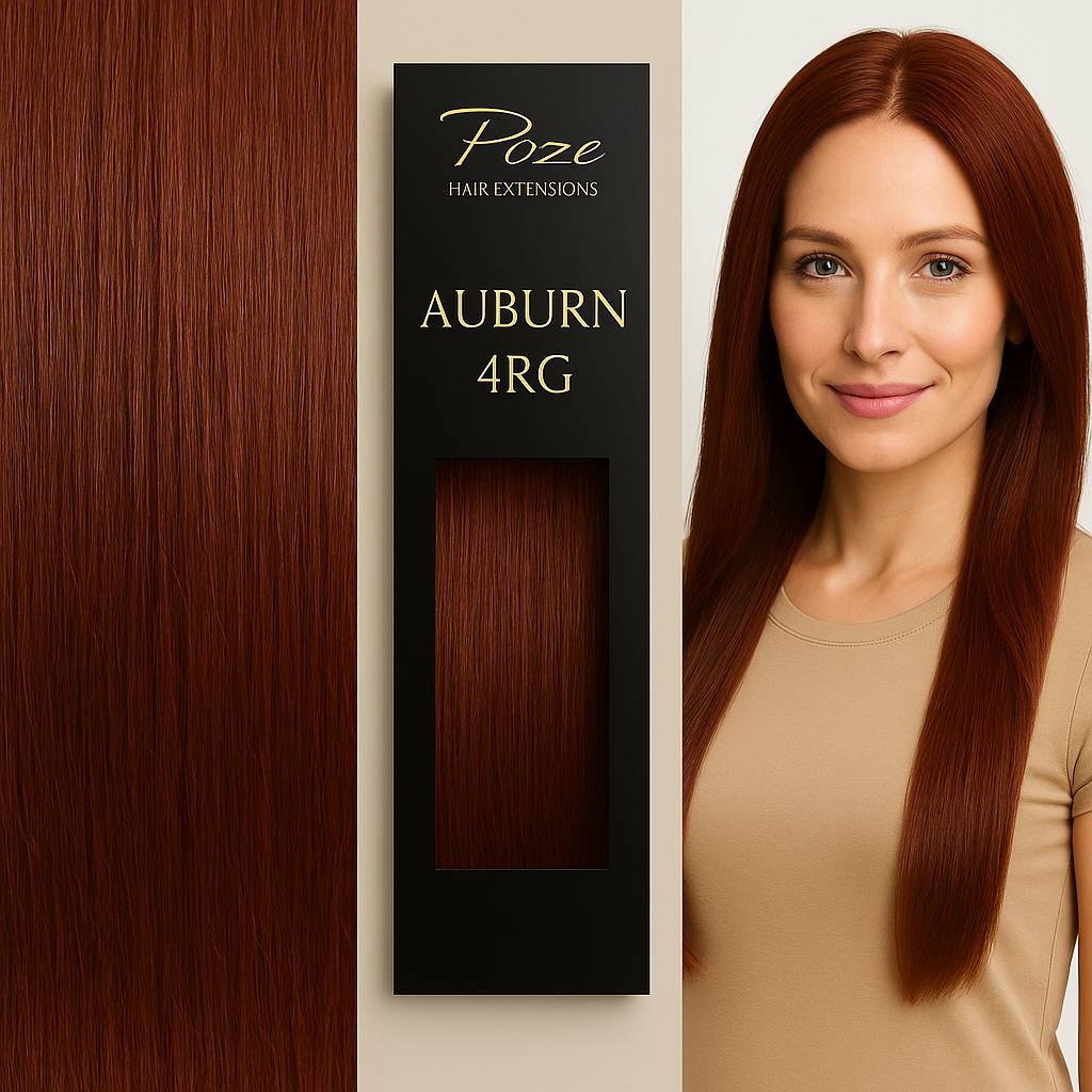Micro Ring Extensions Premium - 4RG Kastanienbraun