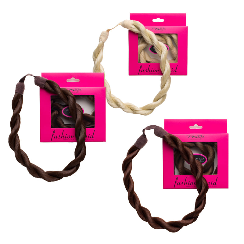 Poze Fashion Zopf - Romantische Drehung Platin+ 1001